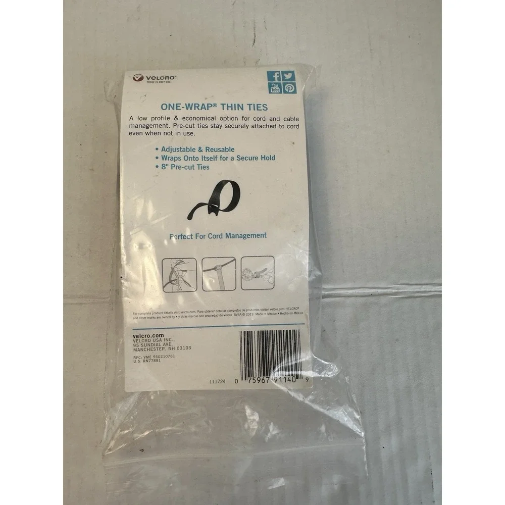 VELCRO Brand ONE-WRAP Thin Ties 8